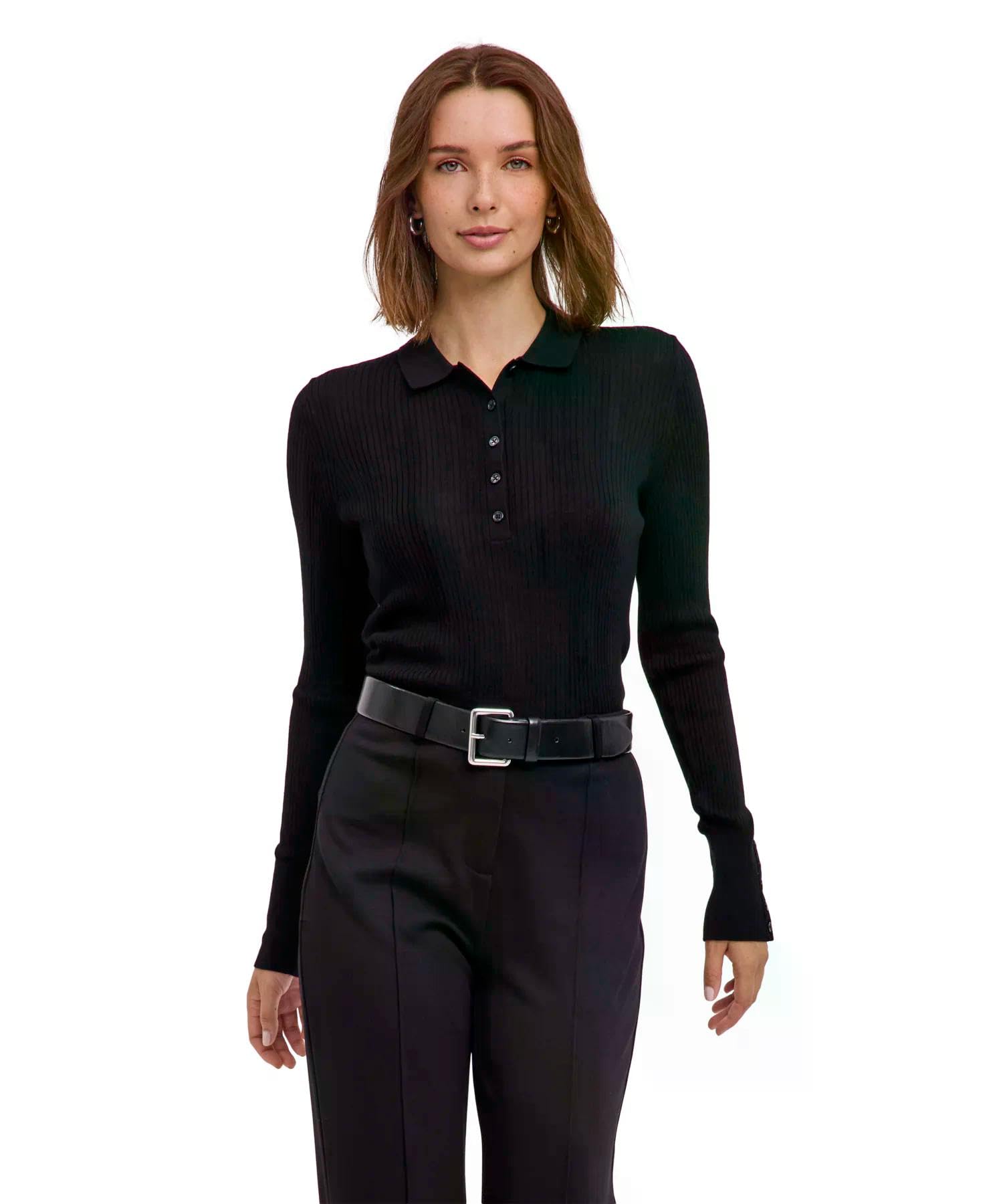 falke-favorites-merino-ultrafine-poloshirt-blau-leicht image 8