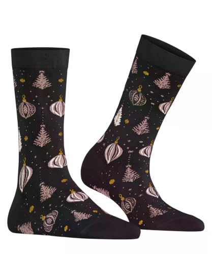 falke-holy-night-socken-black-39-42-tannenbaum image 8