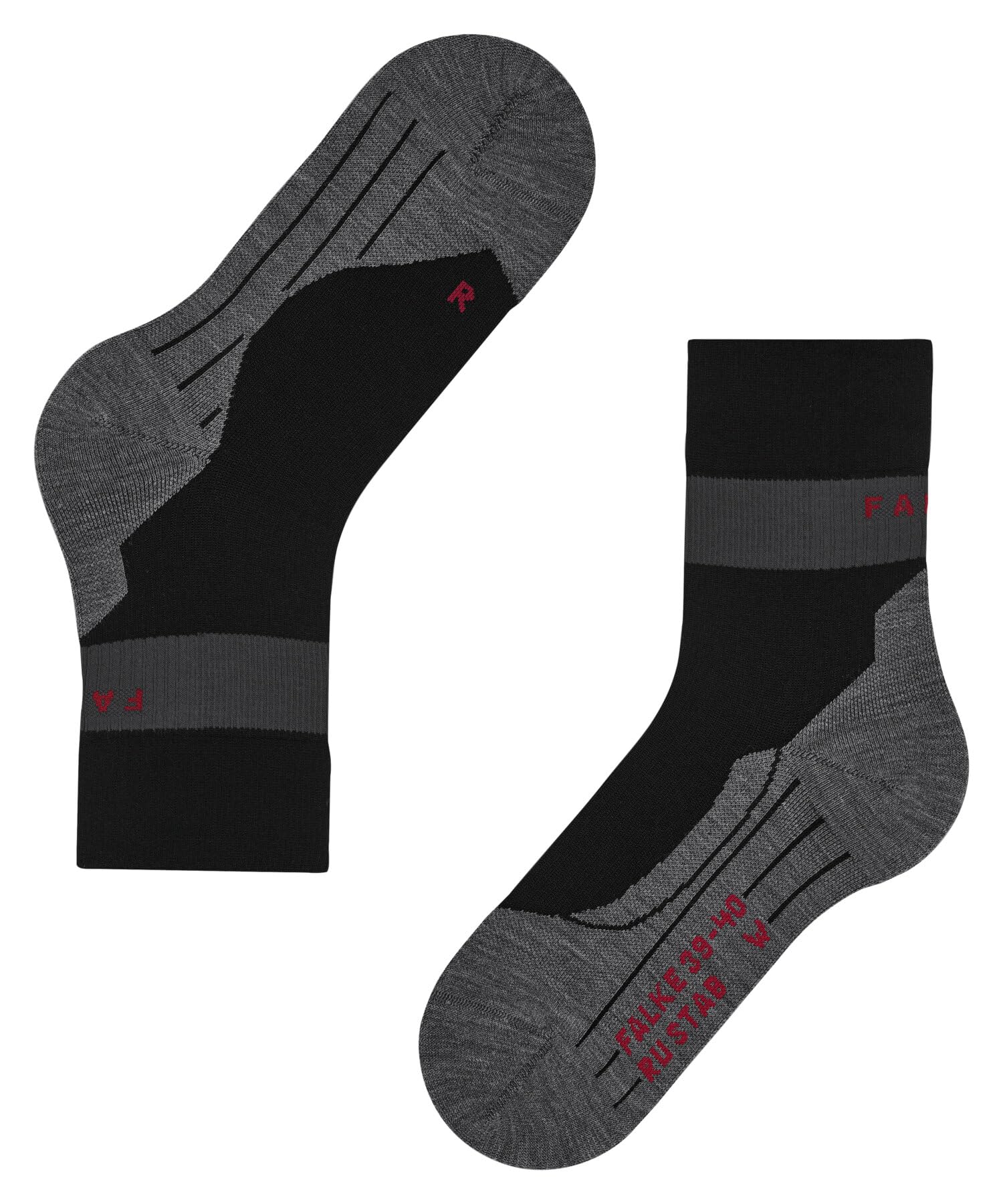 falke-ru4-ru-compression-laufsocken-schwarz-42-43-1paar image 7