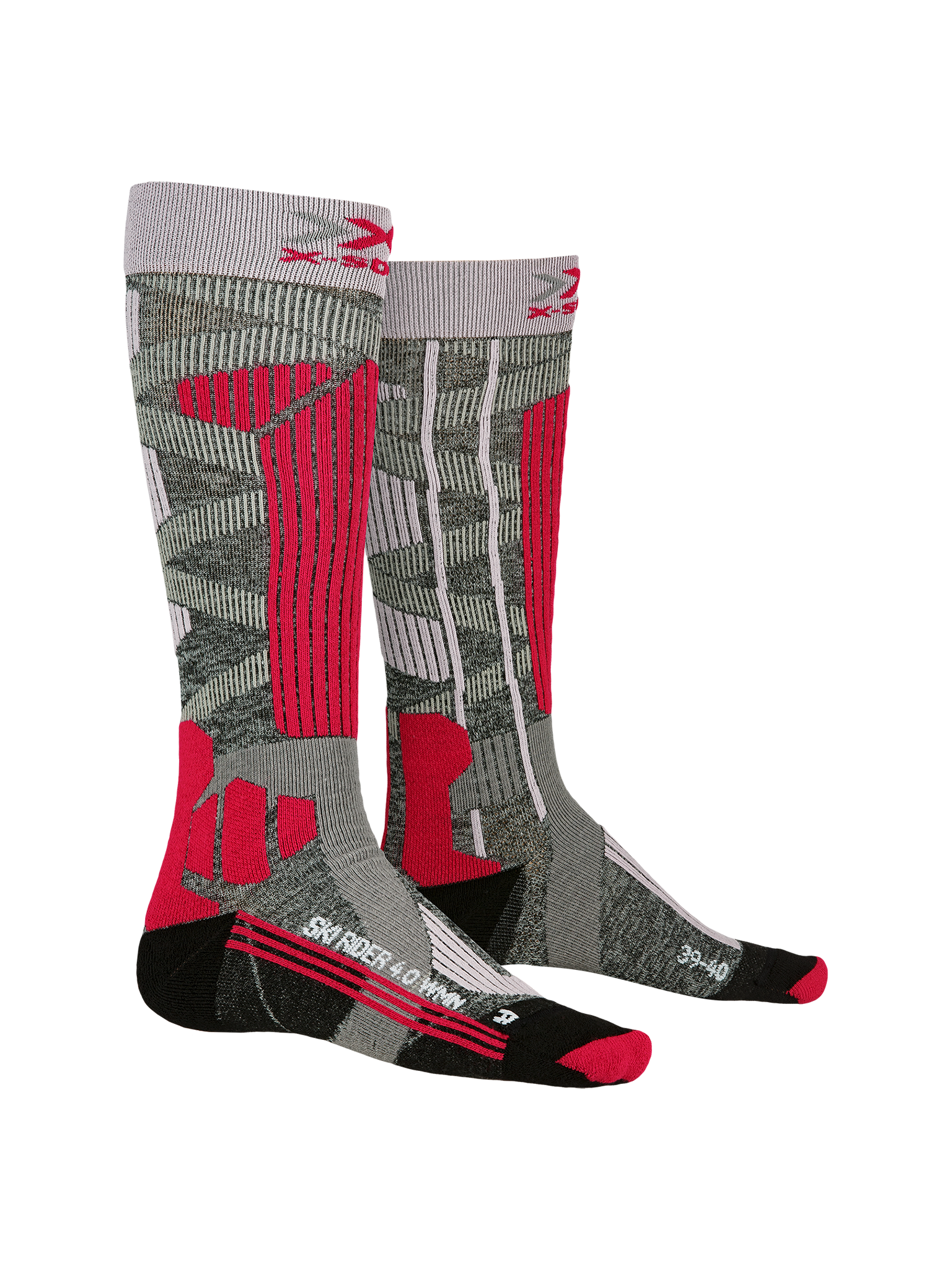 x-socks-ski-rider-4-0-wmn-skisocken-grey-damen image 2