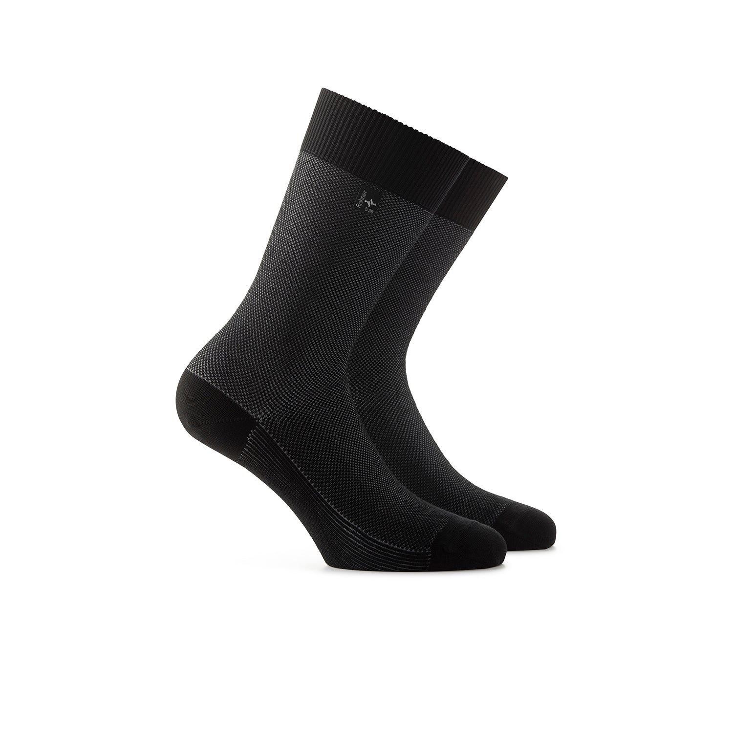 rohner-capri-herrensocken-baumwolle-schwarz-009-39-40 image 6