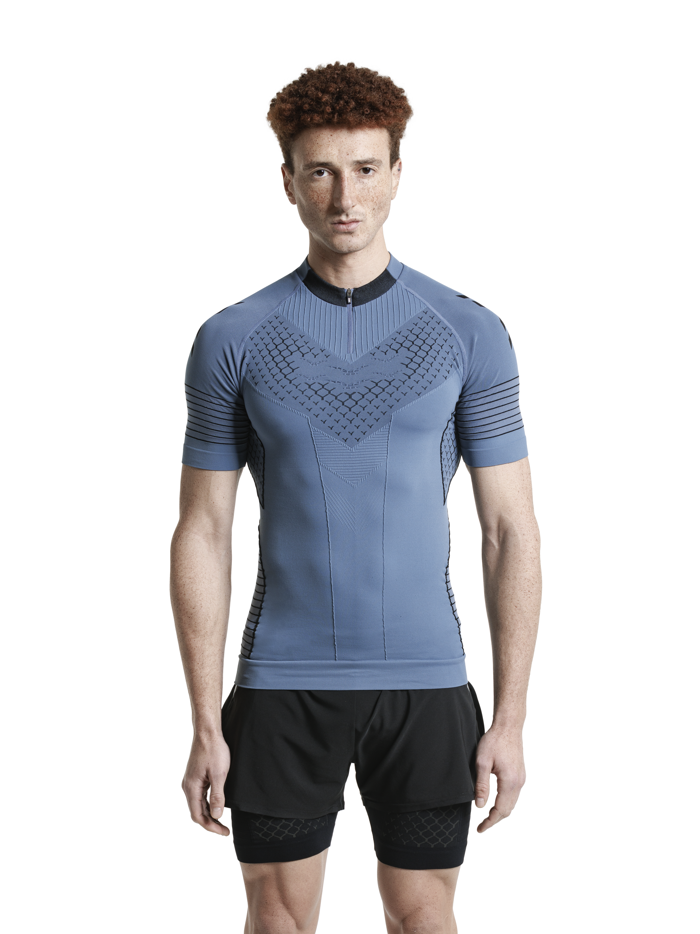 x-socks-twyce-race-shirt-ss-men-laufshirt-black-charcoal image 7