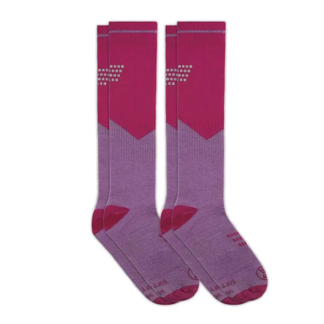 wundersocks-merino-compression-laufsocken-2er-pack-schwarz image 1