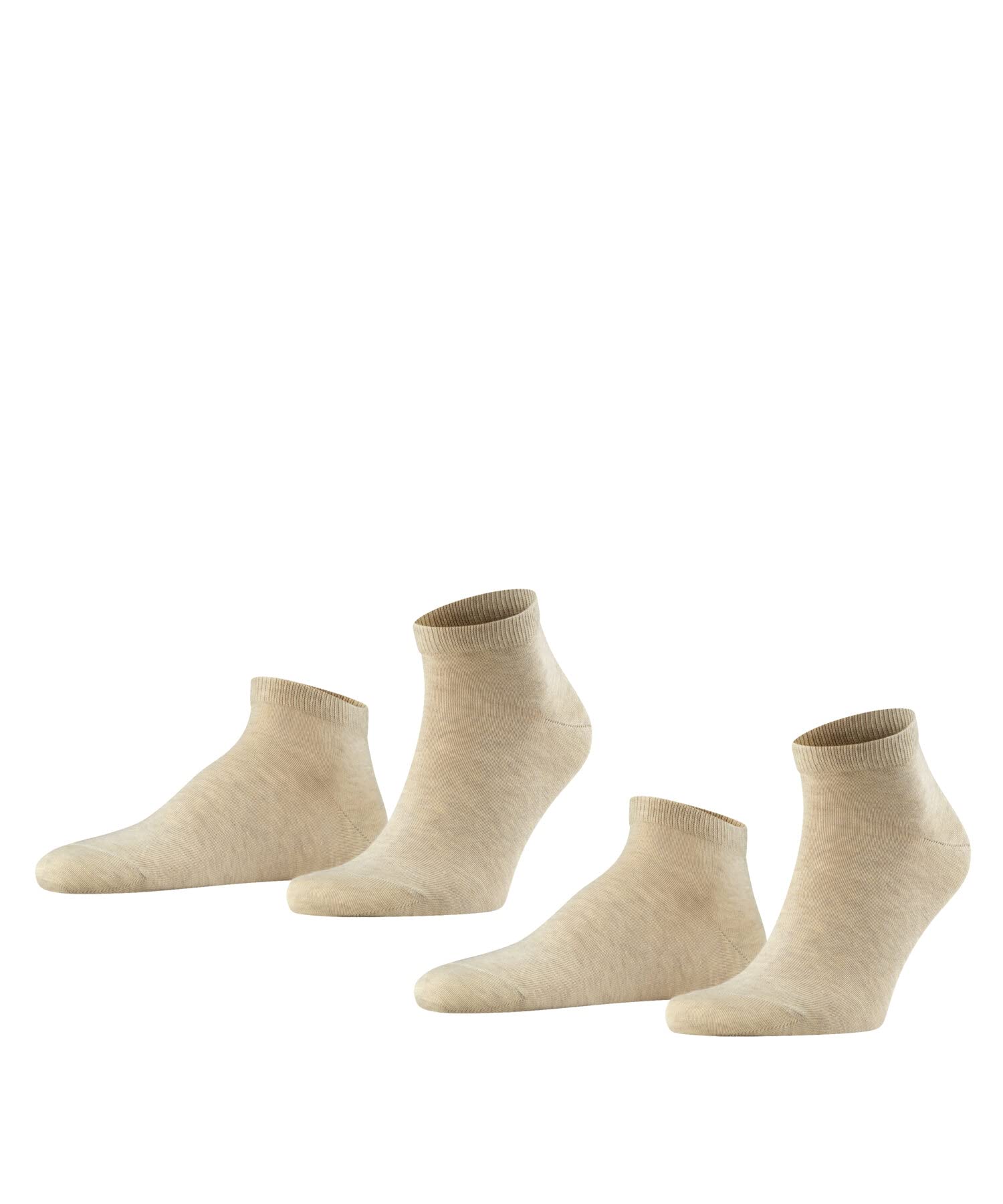 falke-happy-2-pack-sneakersocken-baumwolle-schwarz-wei image 1
