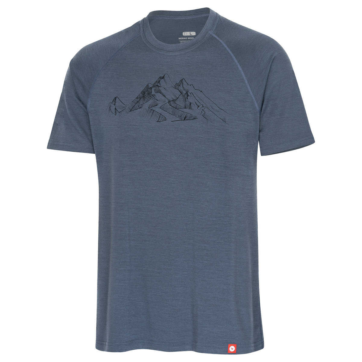 wundersocks-merino-t-shirt-hill-herren-berg-print-100-merino image 1