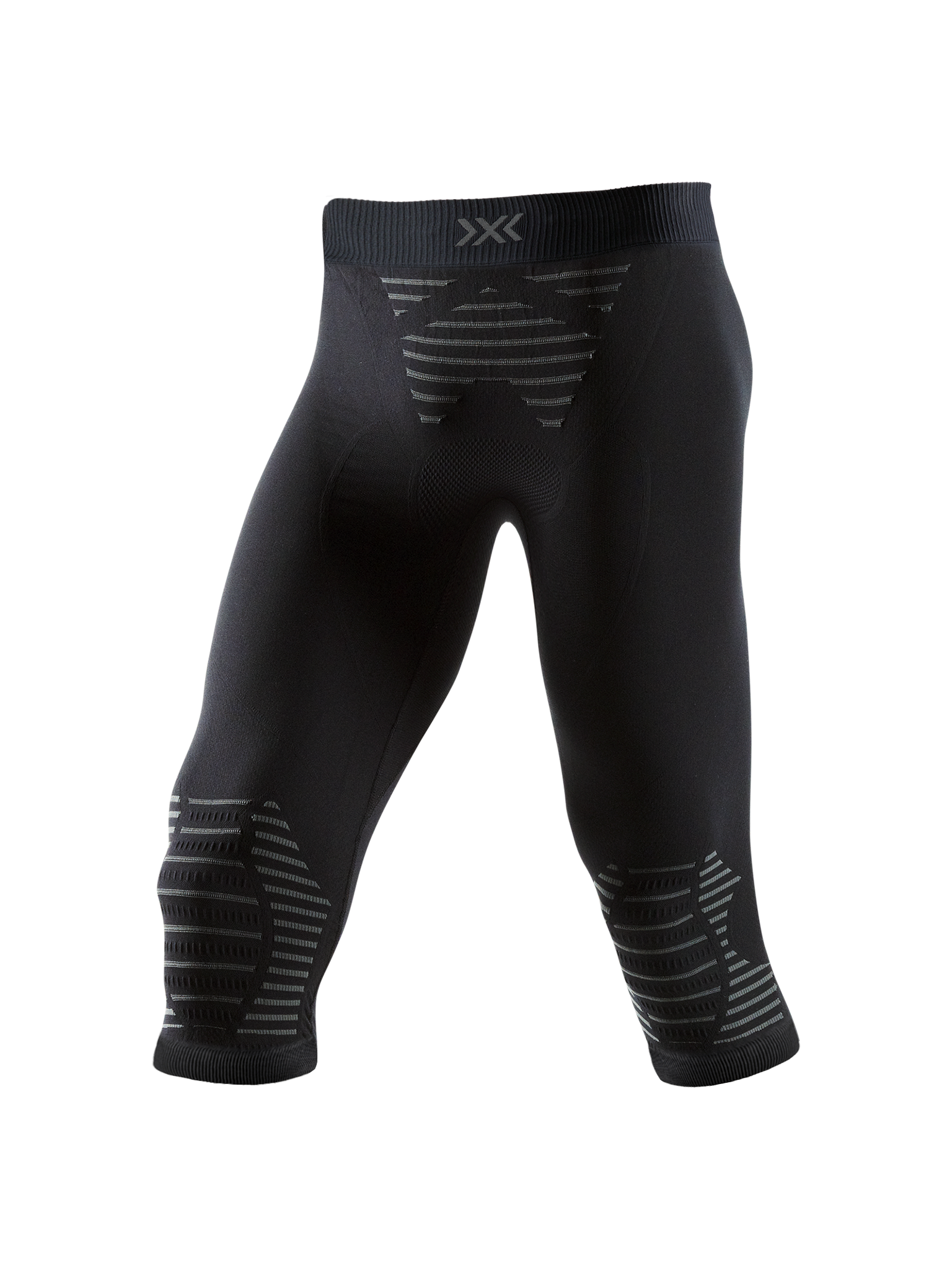 x-bionic-invent-4-0-pants-3-4-herren-3-4-hose-black-charcoal image 1