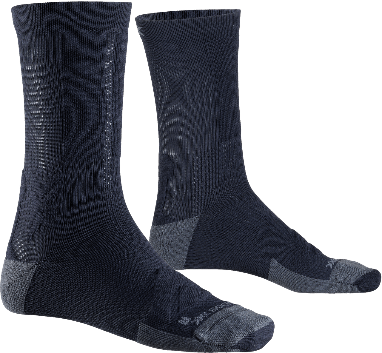 x-socks-gravel-discover-crew-radsocken-black-charcoal image 3