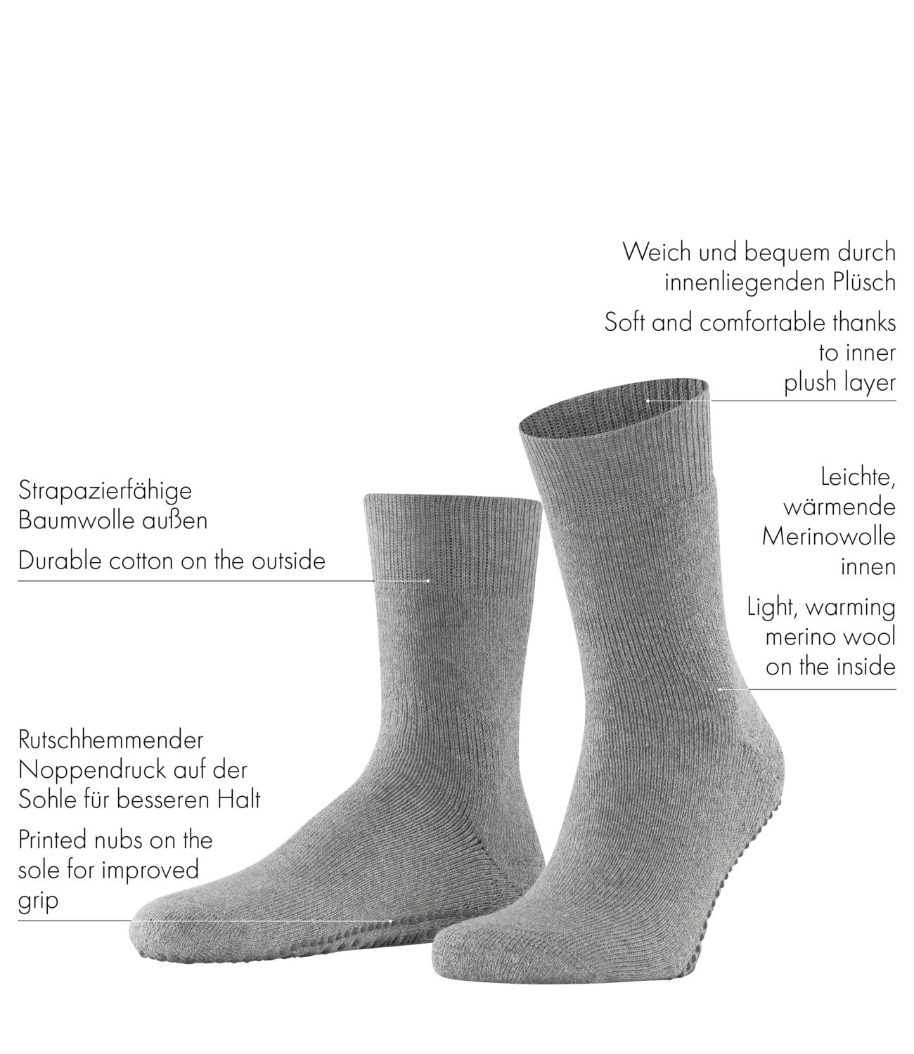 falke-homepads-stoppersocken-haussocken-schwarz-43-46-rutschfest image 3