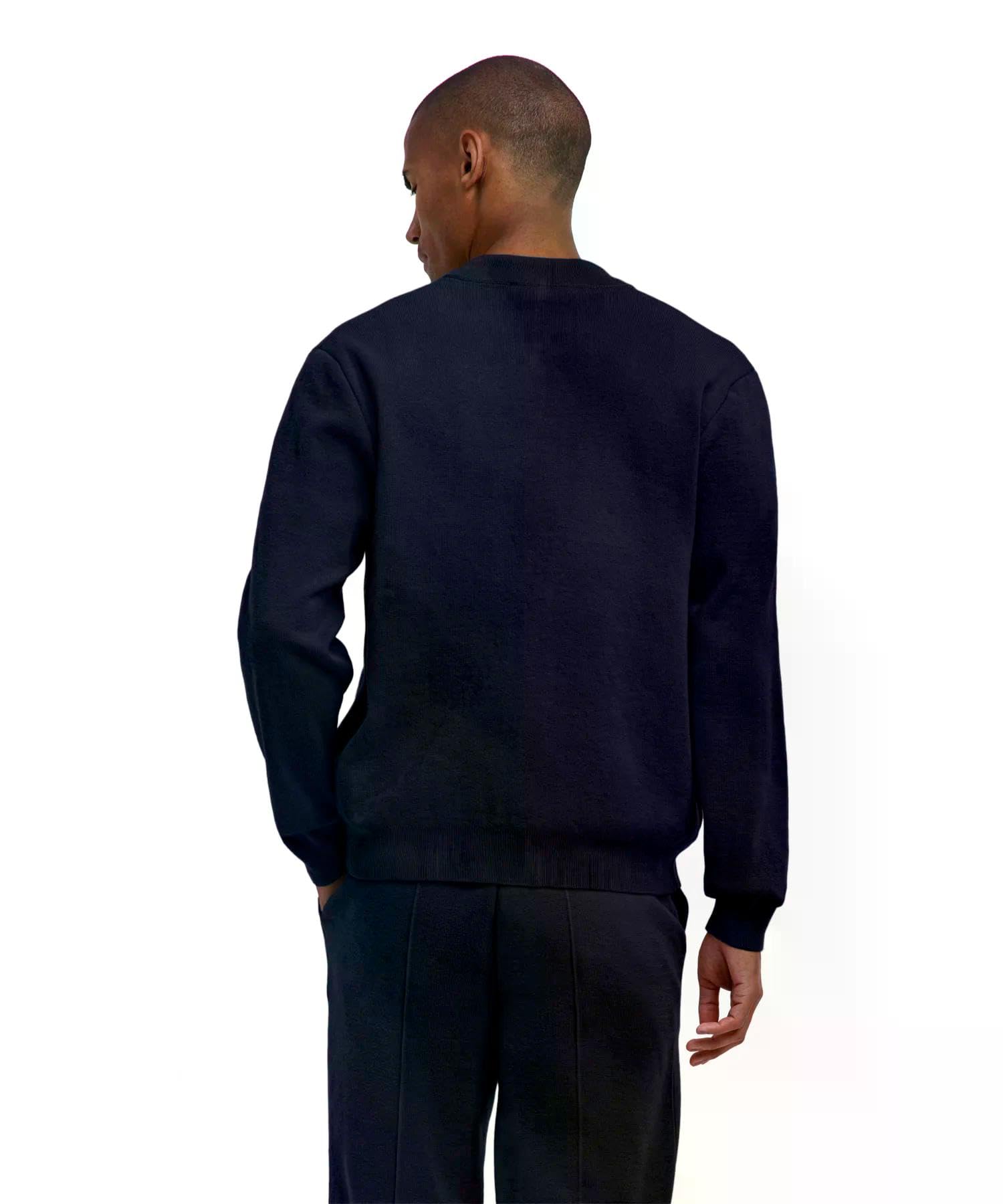 falke-cotton-touch-milano-zip-strickjacke-herren-blau-m image 2