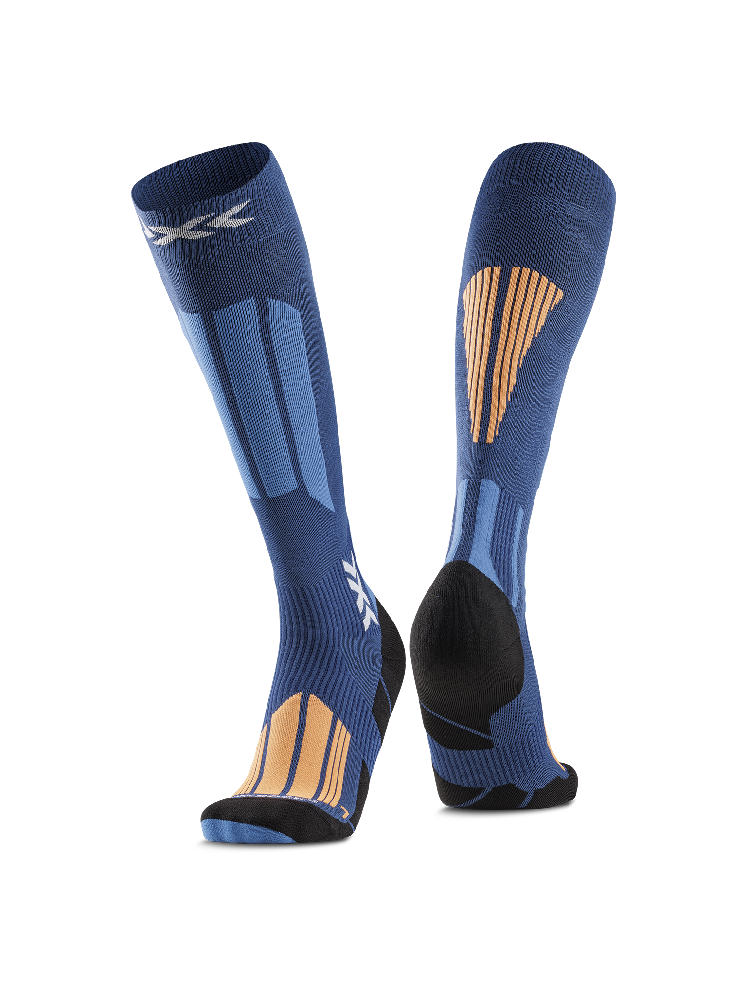 x-socks-ski-touring-expert-otc-skisocken-marine-orange-42-44 image 1