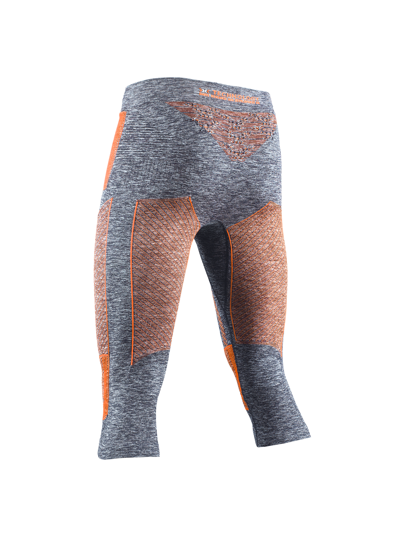 x-socks-energy-accumulator-4-0-melange-3-4-hose-herren-grau-l image 2