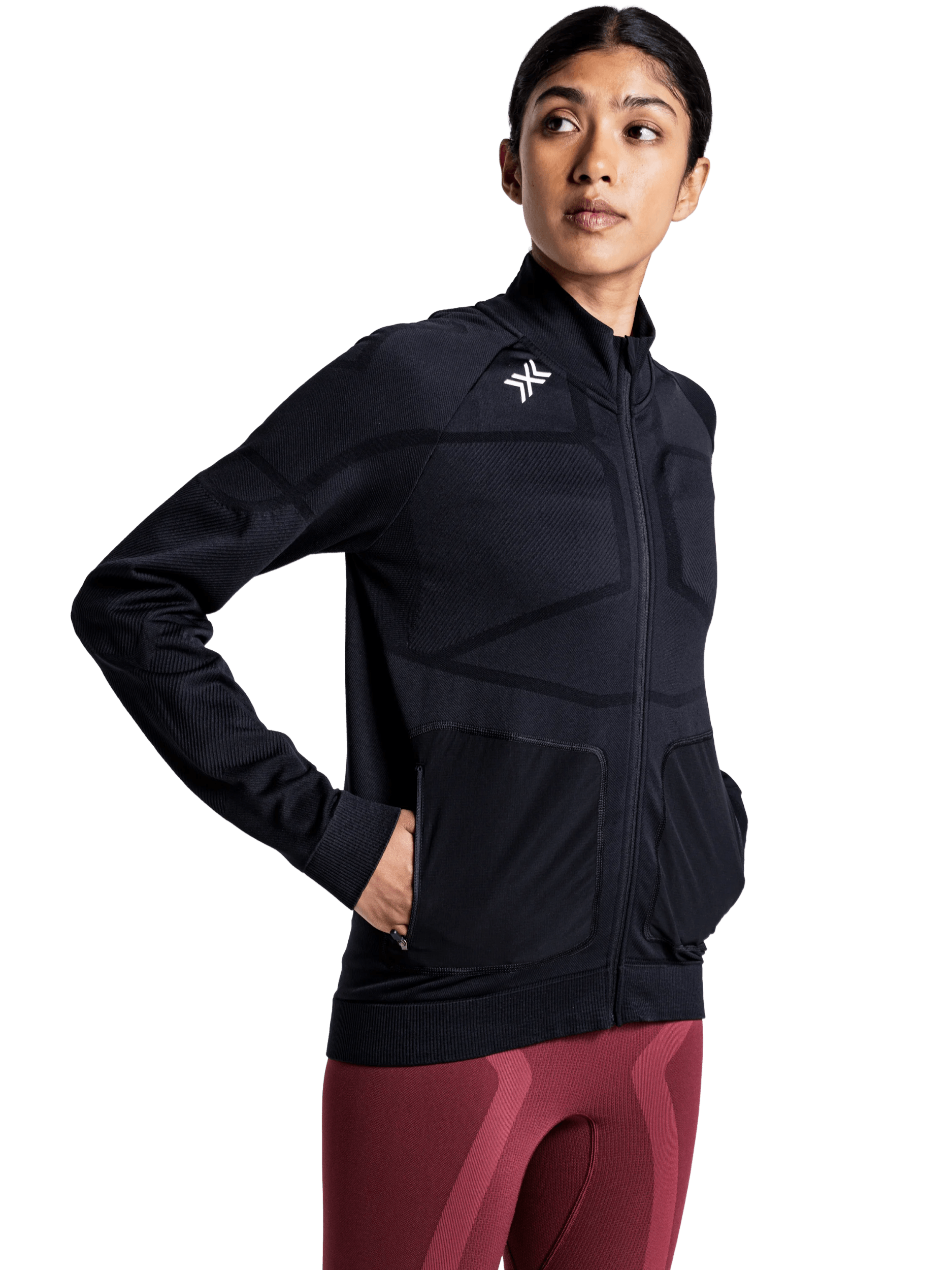 x-socks-x-ential-jacket-damen-sportjacke-schwarz-gr-m-isolierend image 5