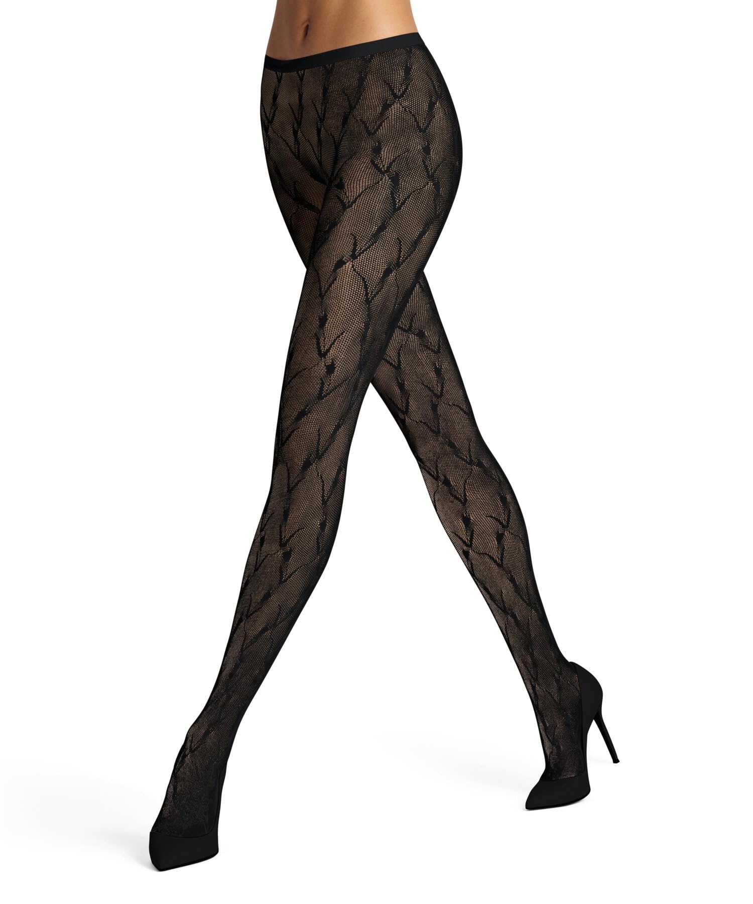 falke-shelina-tulip-strumpfhose-m-l-schwarz-gemustert image 1
