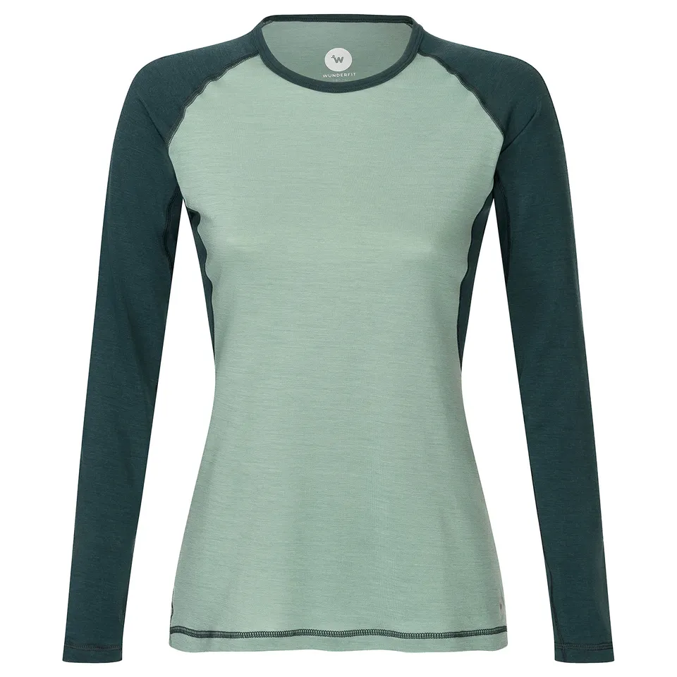 wundersocks-merino-clothing-diane-langarmshirt-damen-zweifarbig image 1