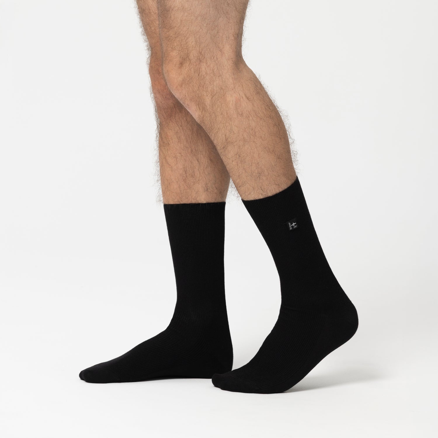 rohner-platin-socken-bambus-schwarz-alltagssocken image 4