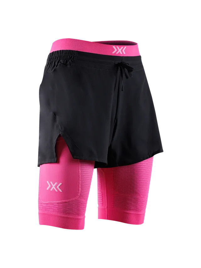 x-socks-effektor-2in1-shorts-damen-x-black-neo-pink image 1