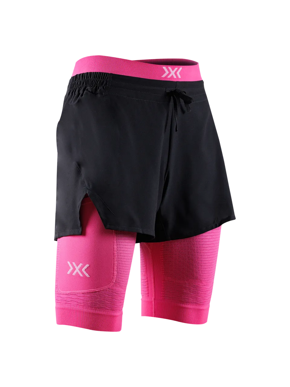 x-socks-effektor-2in1-shorts-damen-x-black-neo-pink image 1