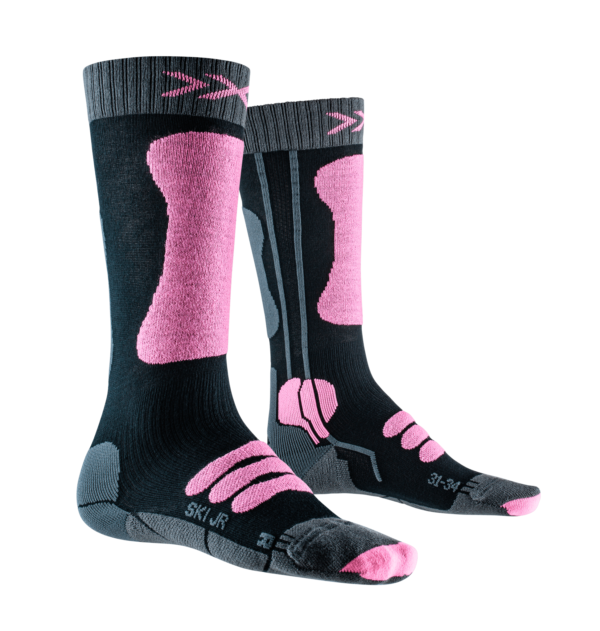 x-socks-ski-jr-4-0-skisocken-kinder-31-34-anthrazit-orange image 7