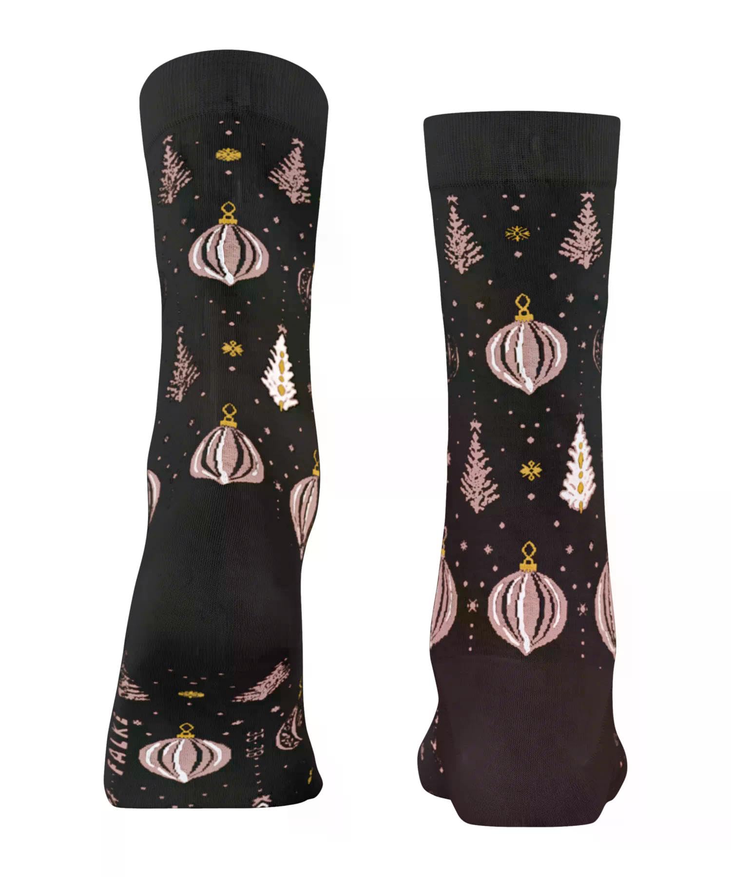 falke-holy-night-socken-black-39-42-tannenbaum image 2