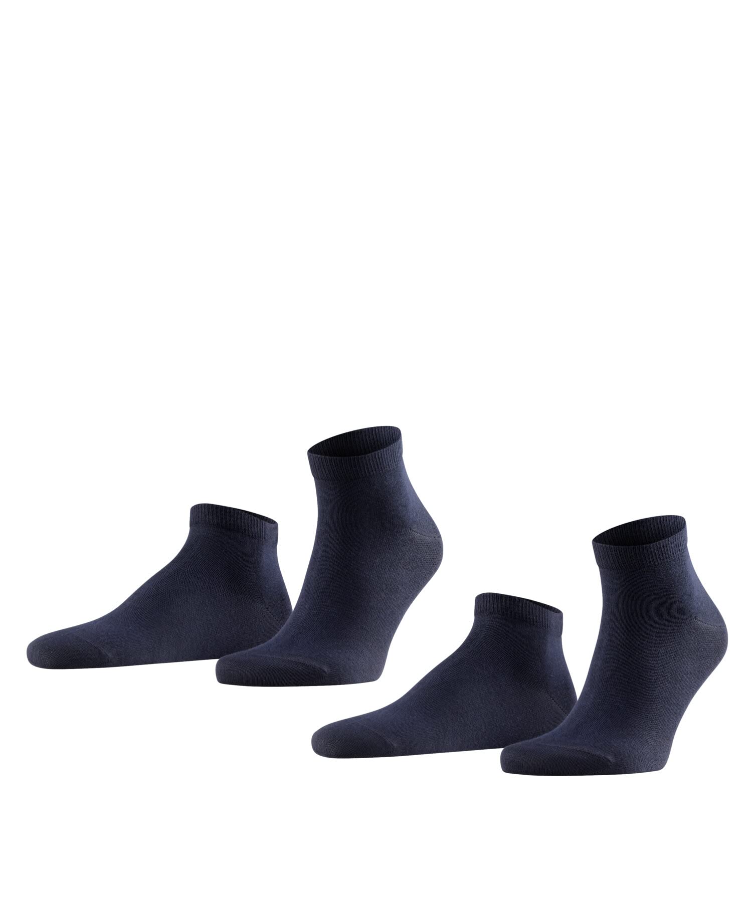 falke-happy-2-pack-sneakersocken-baumwolle-schwarz-wei image 7