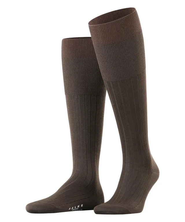 falke-milano-herren-kniestr-mpfe-baumwolle-39-40-schwarz image 1