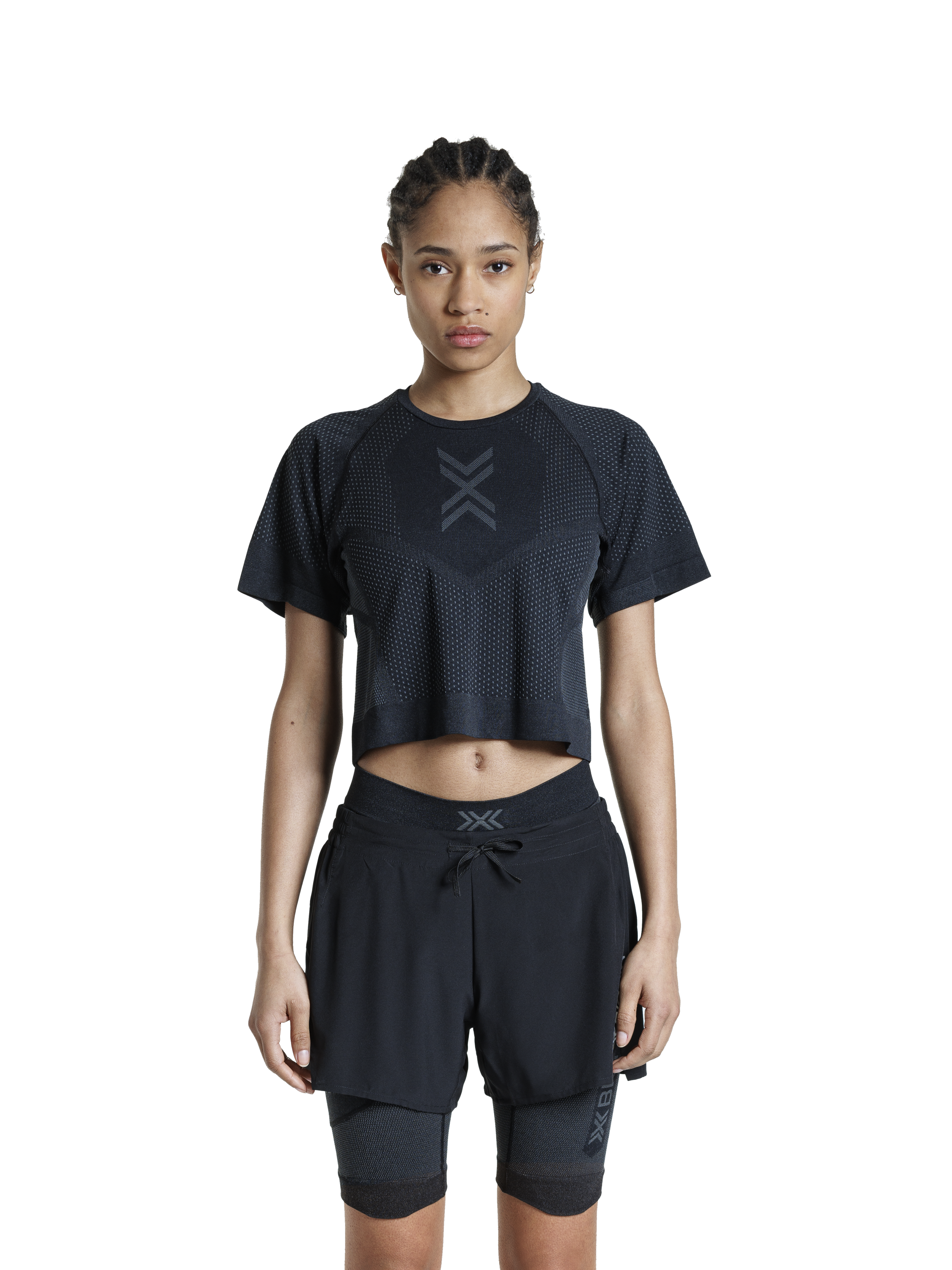 x-socks-xceed-run-crop-top-wmn-sportshirt-damen-schwarz image 3