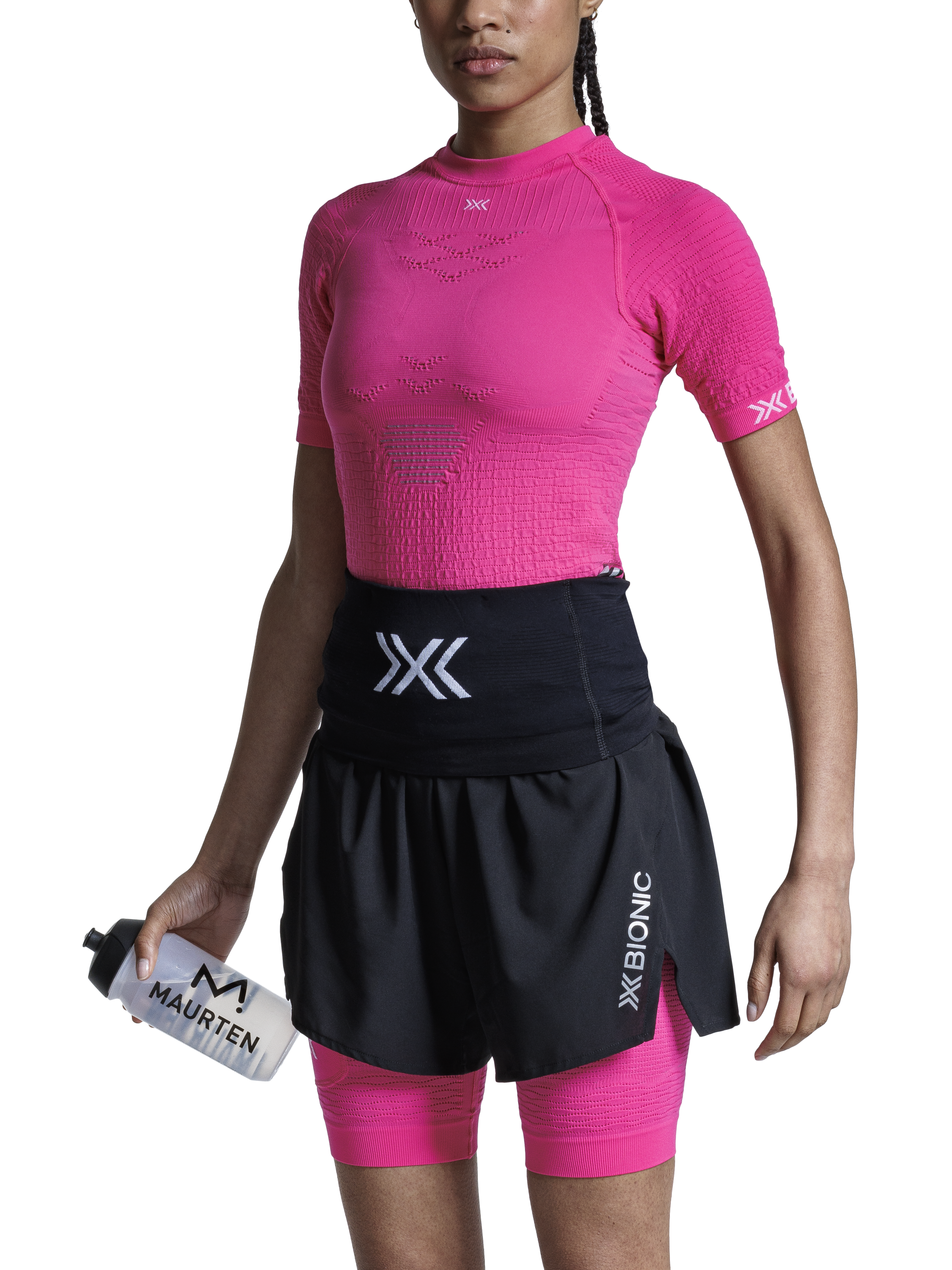 x-bionic-running-belt-laufg-rtel-schwarz-gr-m-mit-flaschen image 8