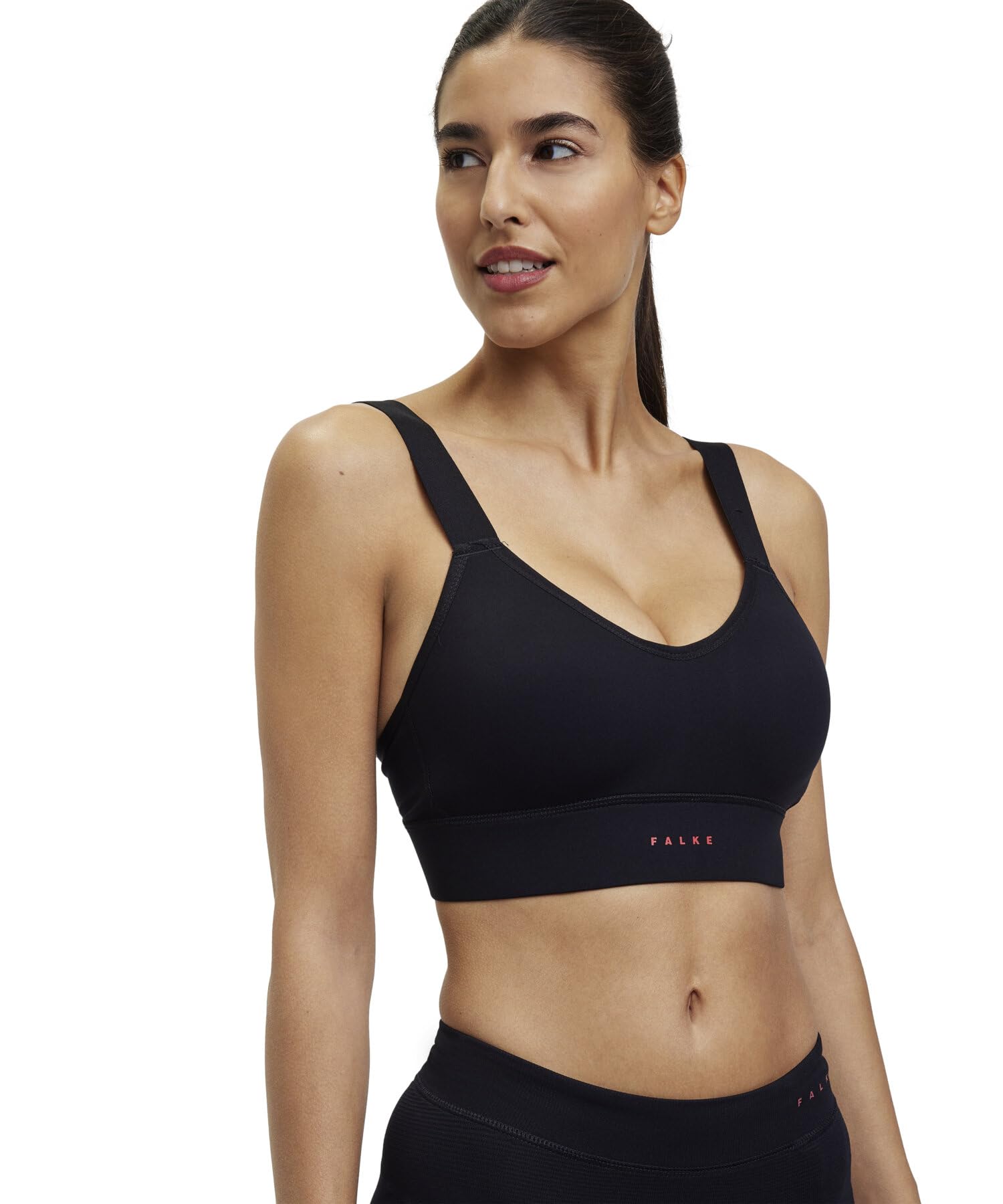 falke-madison-sport-bh-damen-schwarz-s-high-impact image 1