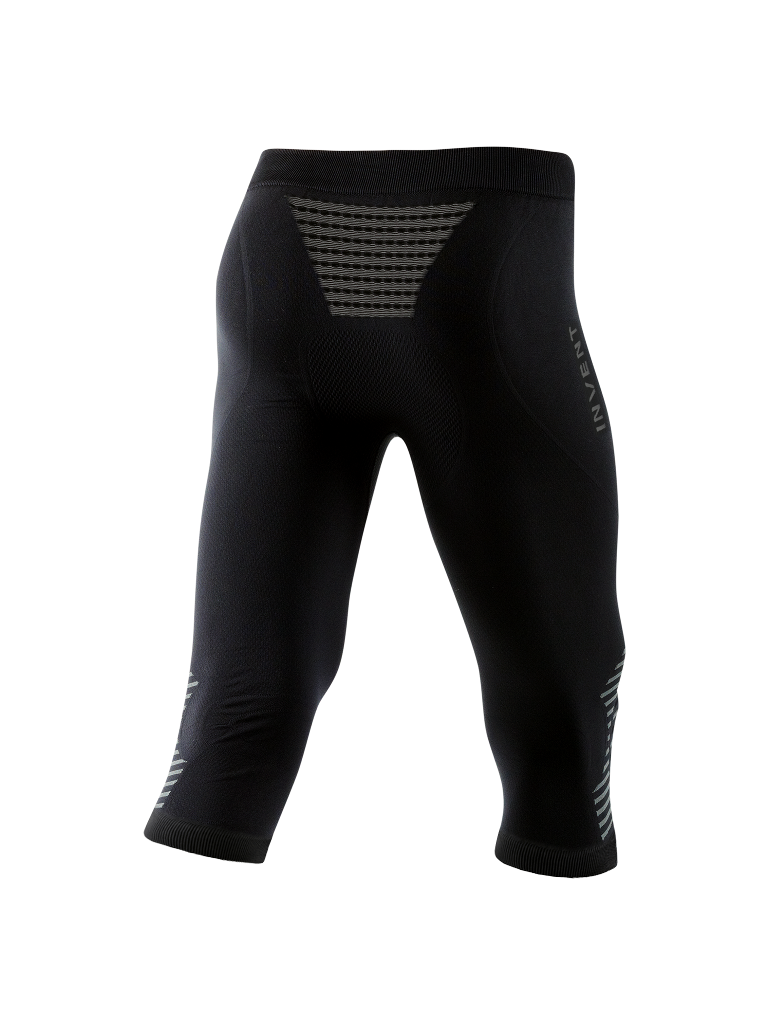 x-bionic-invent-4-0-pants-3-4-herren-3-4-hose-black-charcoal image 2