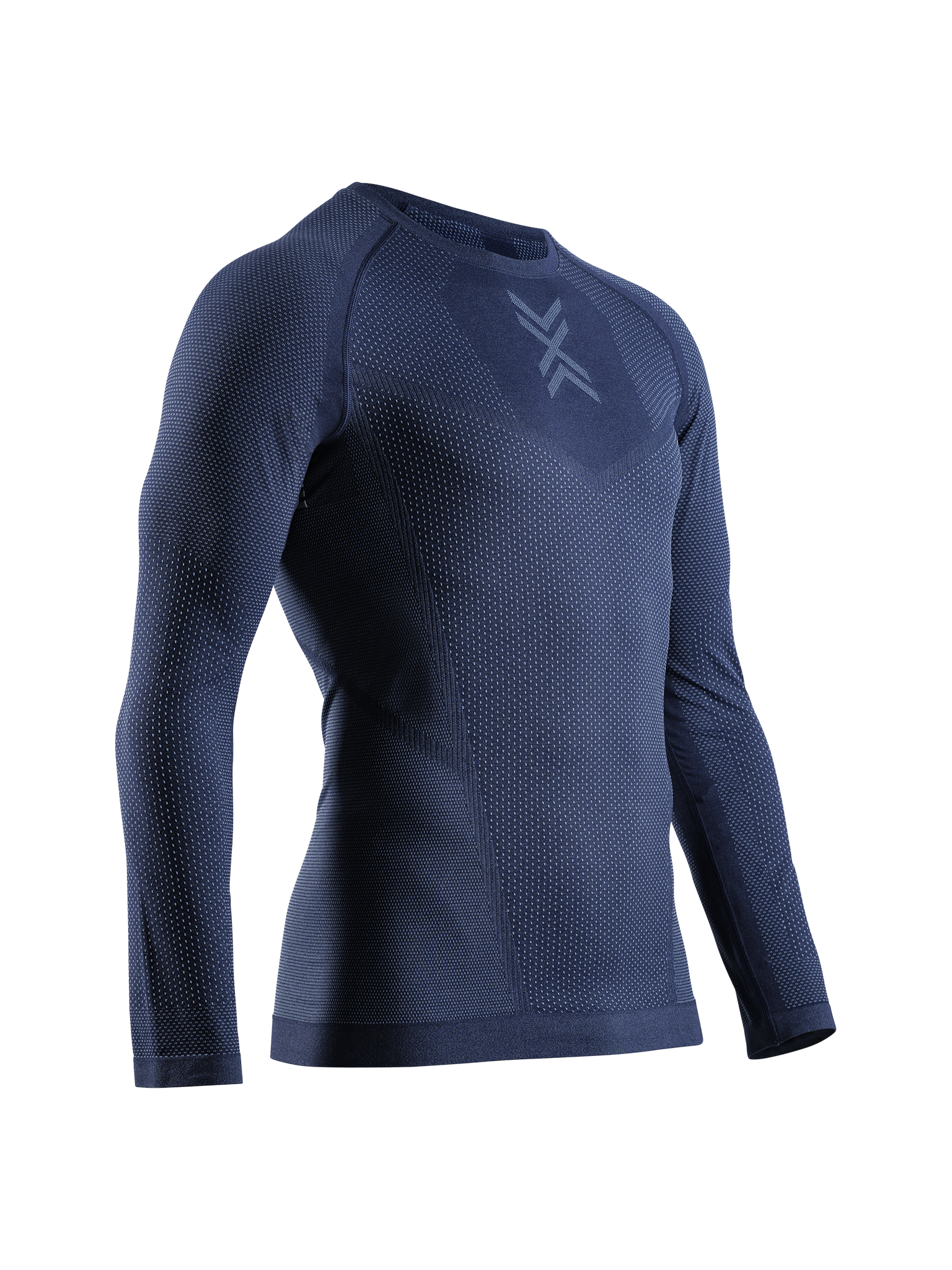 x-bionic-xceed-run-shirt-ls-herren-laufshirt-langarm-marine image 1
