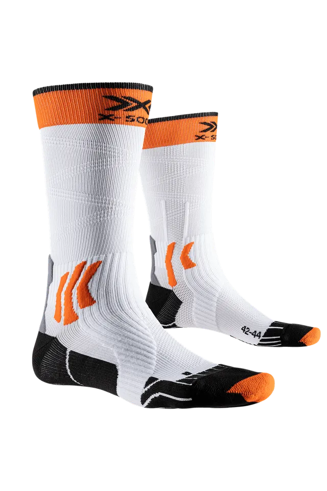 x-socks-spike-helix-4-0-socken-white-orange-42-44-stabil image 1