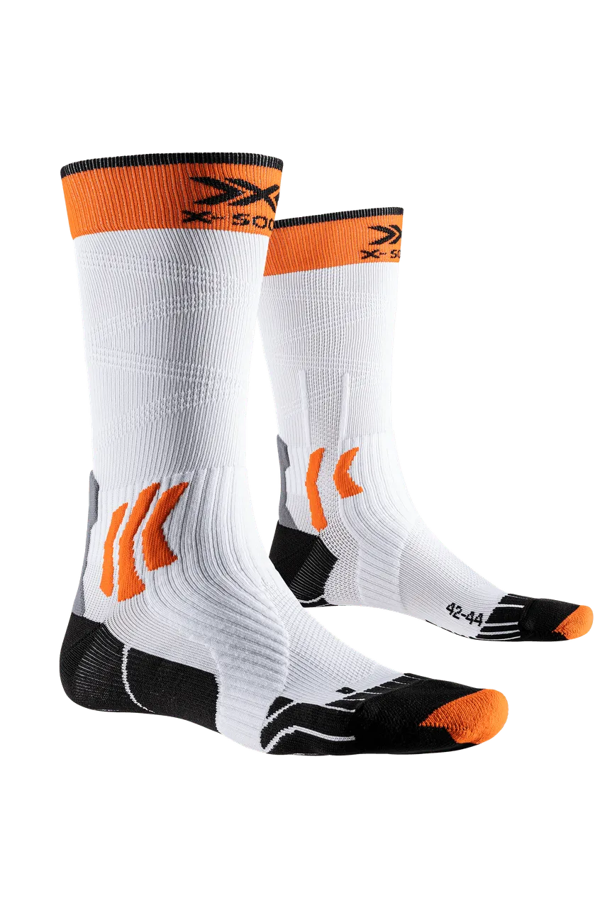 x-socks-spike-helix-4-0-socken-white-orange-42-44-stabil image 1