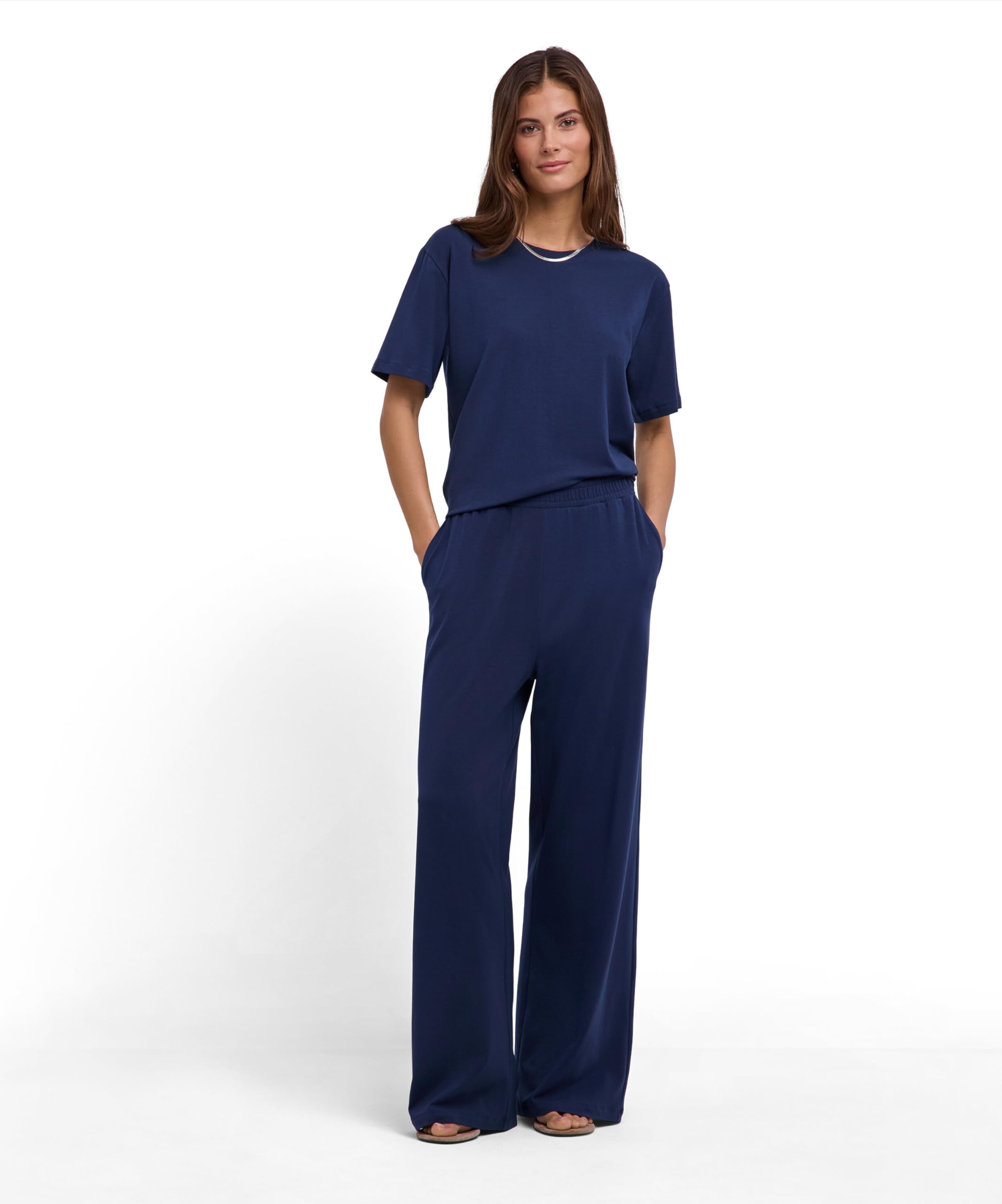 falke-cotton-touch-favorites-leisure-pullover-damen-blau-l image 2