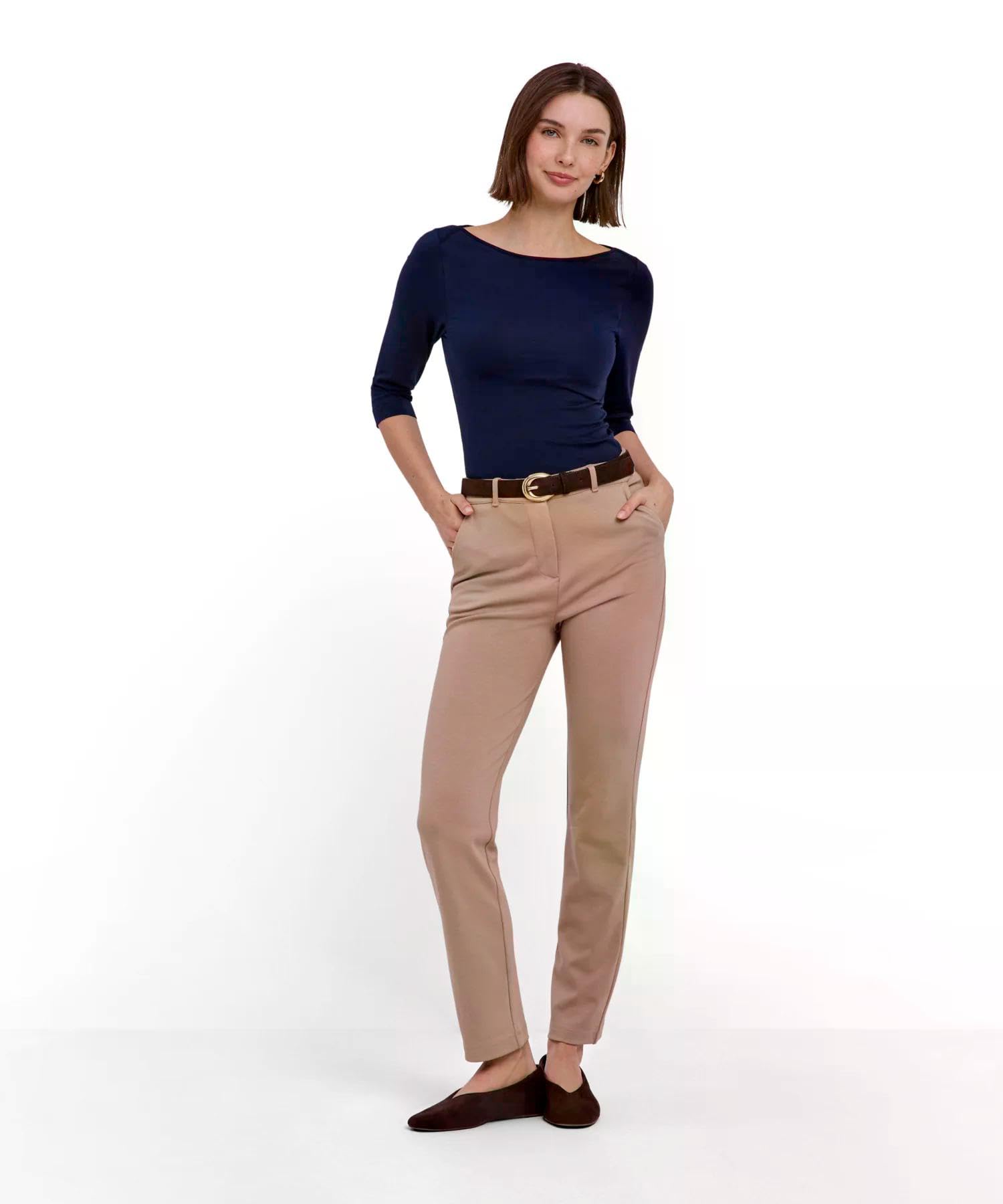 falke-cotton-touch-3-4-pullover-damen-schwarz-s-baumwolle image 3