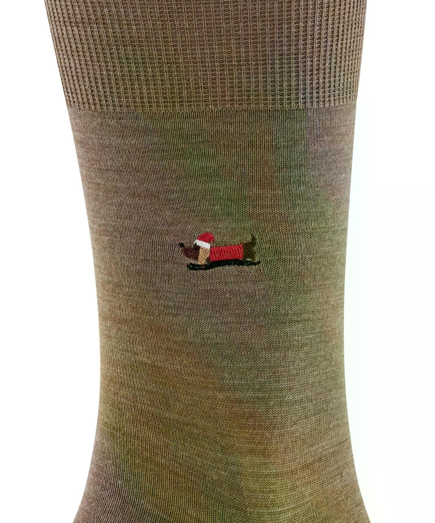 falke-airport-x-mas-dachshund-socken-nutmeg-43-44 image 3