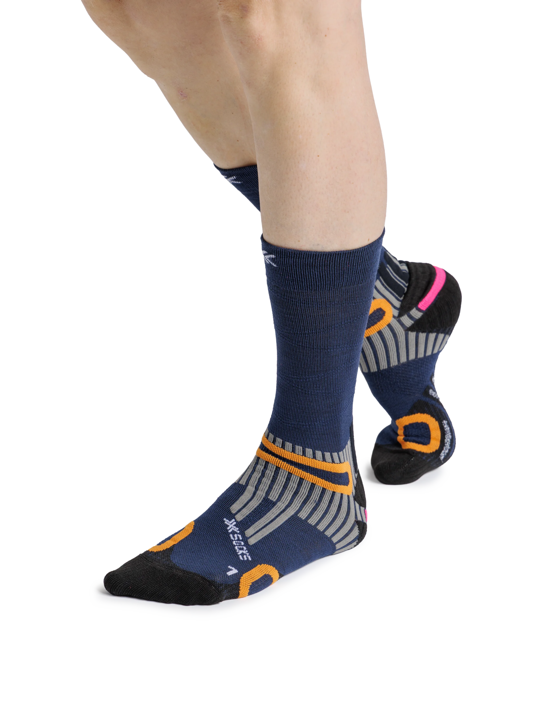 x-bionic-hike-anatomix-merino-crew-wandersocken-heather-marine image 3