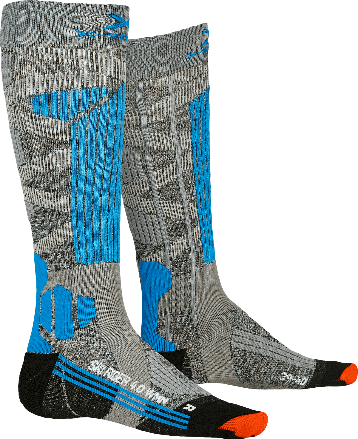 x-socks-ski-rider-4-0-wmn-skisocken-grey-damen image 7