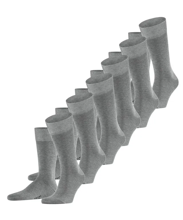 falke-happy-herrensocken-6-paar-baumwolle-schwarz-multipack image 1
