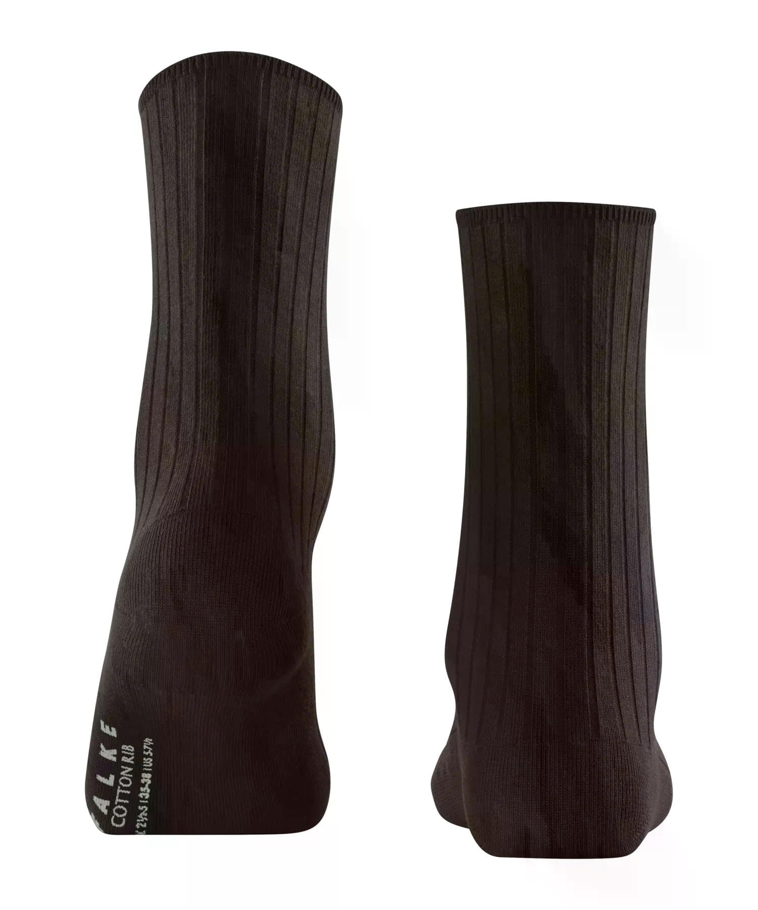 falke-cotton-rib-socken-baumwolle-braun-39-42 image 2