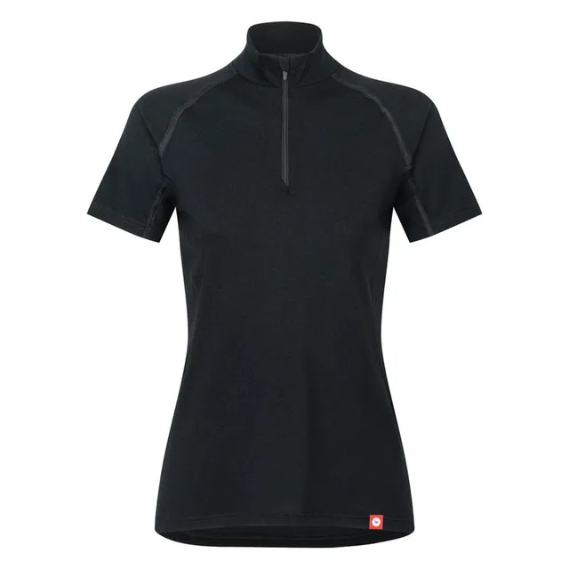 wundersocks-merino-clothing-katy-t-shirt-damen-kurzarm-zip-geruchshemmend image 1