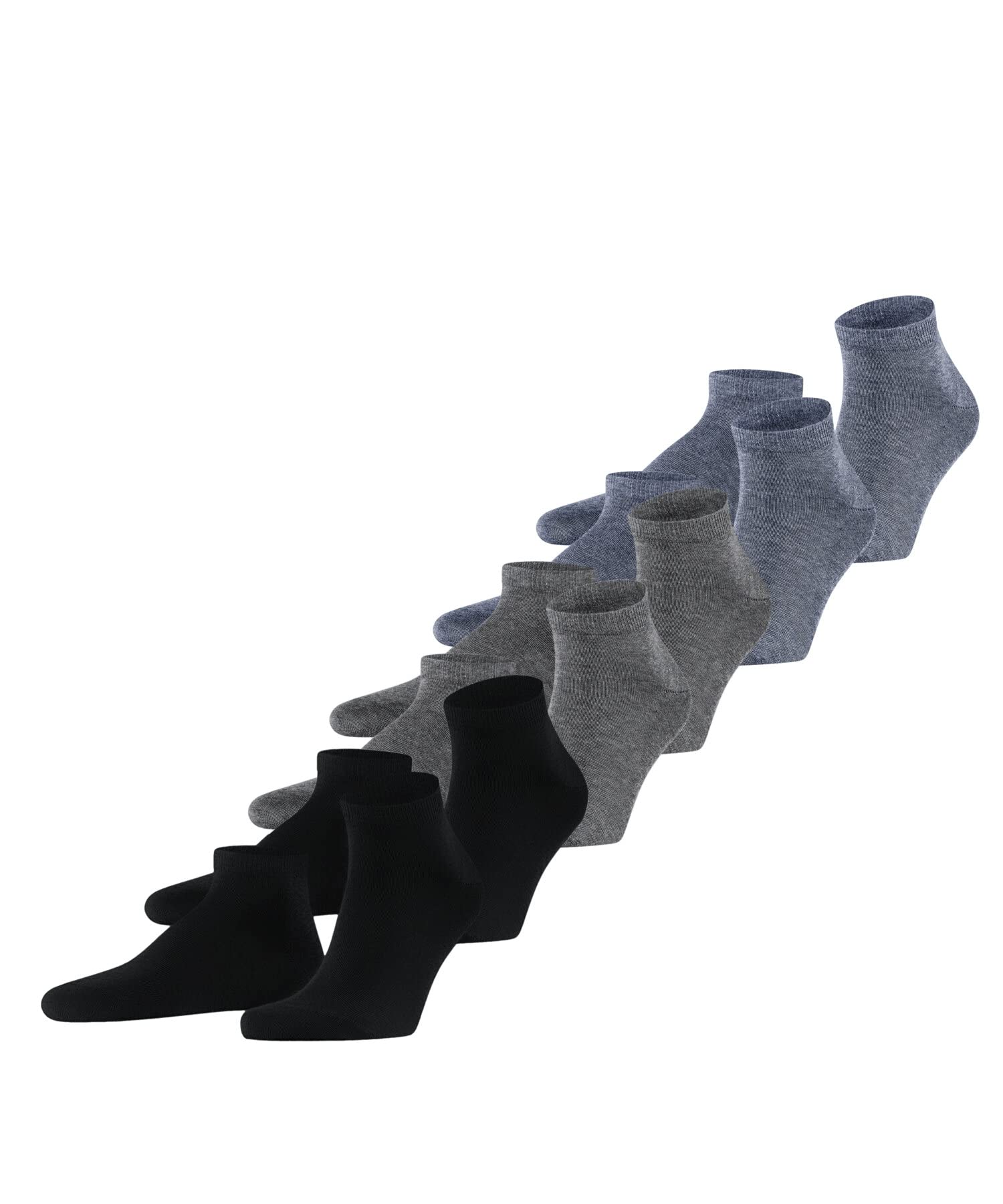 falke-happy-herren-sneakersocken-baumwolle-wei-39-42-6-paar image 1