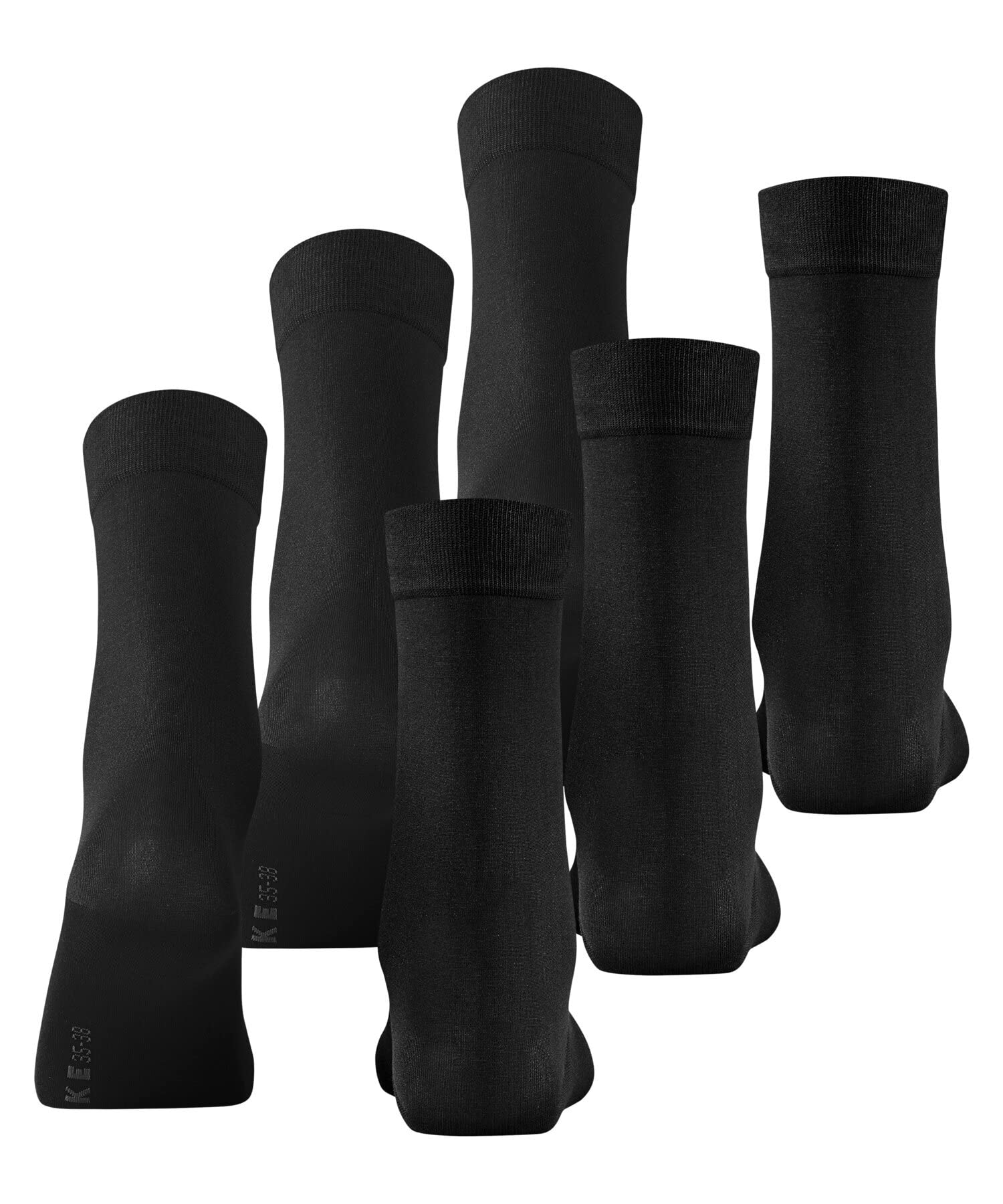 falke-family-3-pack-socken-schwarz-bio-baumwolle image 2