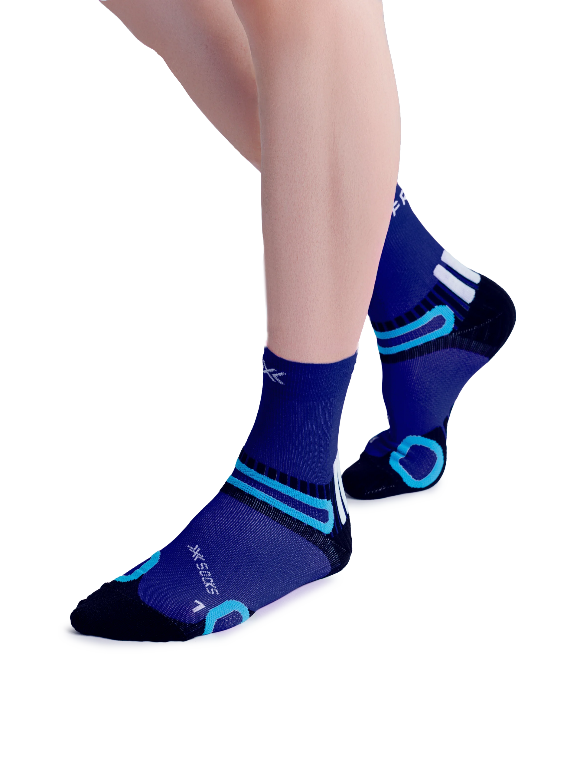 x-socks-hike-discover-ankle-wandersocken-marine-39-41-atmungsaktiv image 2