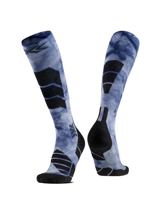 x-socks-ski-expert-wild-otc-skisocken-tiedye-x-black-marine image 1