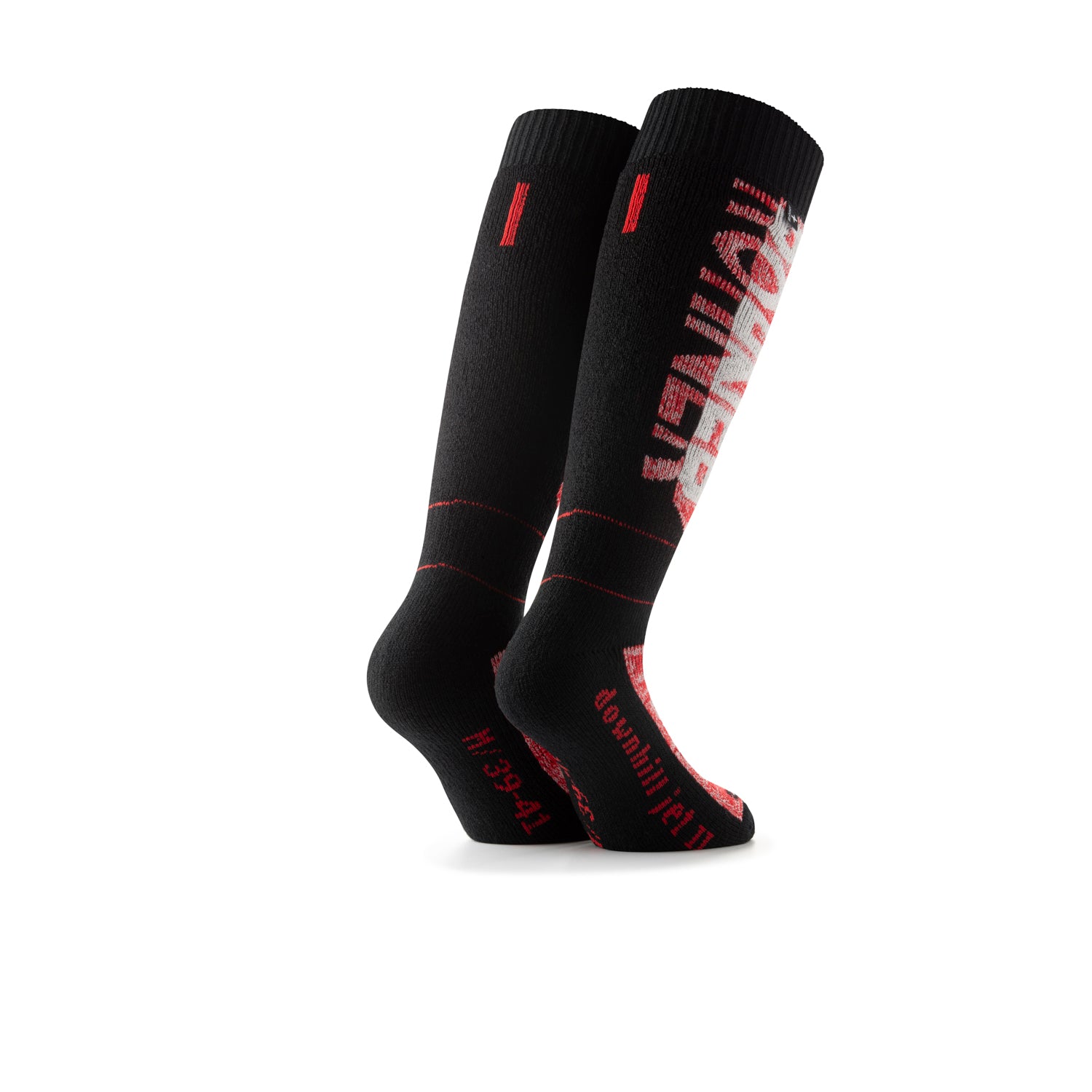 rohner-downhill-jet-ii-skisocken-rot-42-44-gepolstert image 2