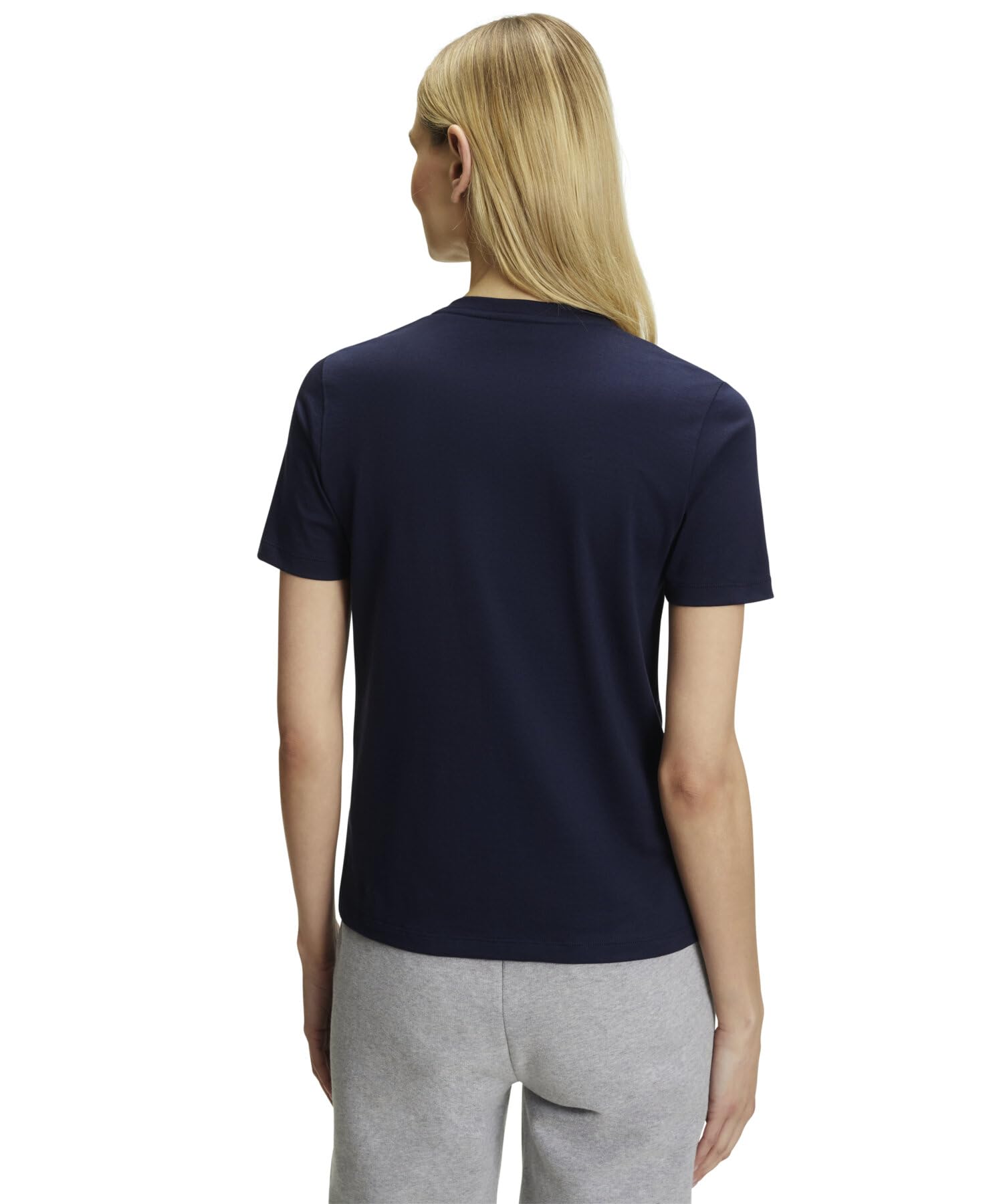 falke-true-motion-basic-v-neck-t-shirt-damen-wei-baumwolle image 2