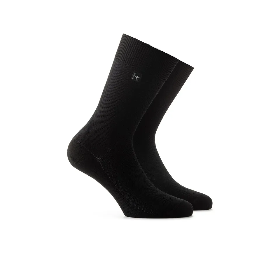 rohner-capri-herrensocken-baumwolle-schwarz-009-39-40 image 1