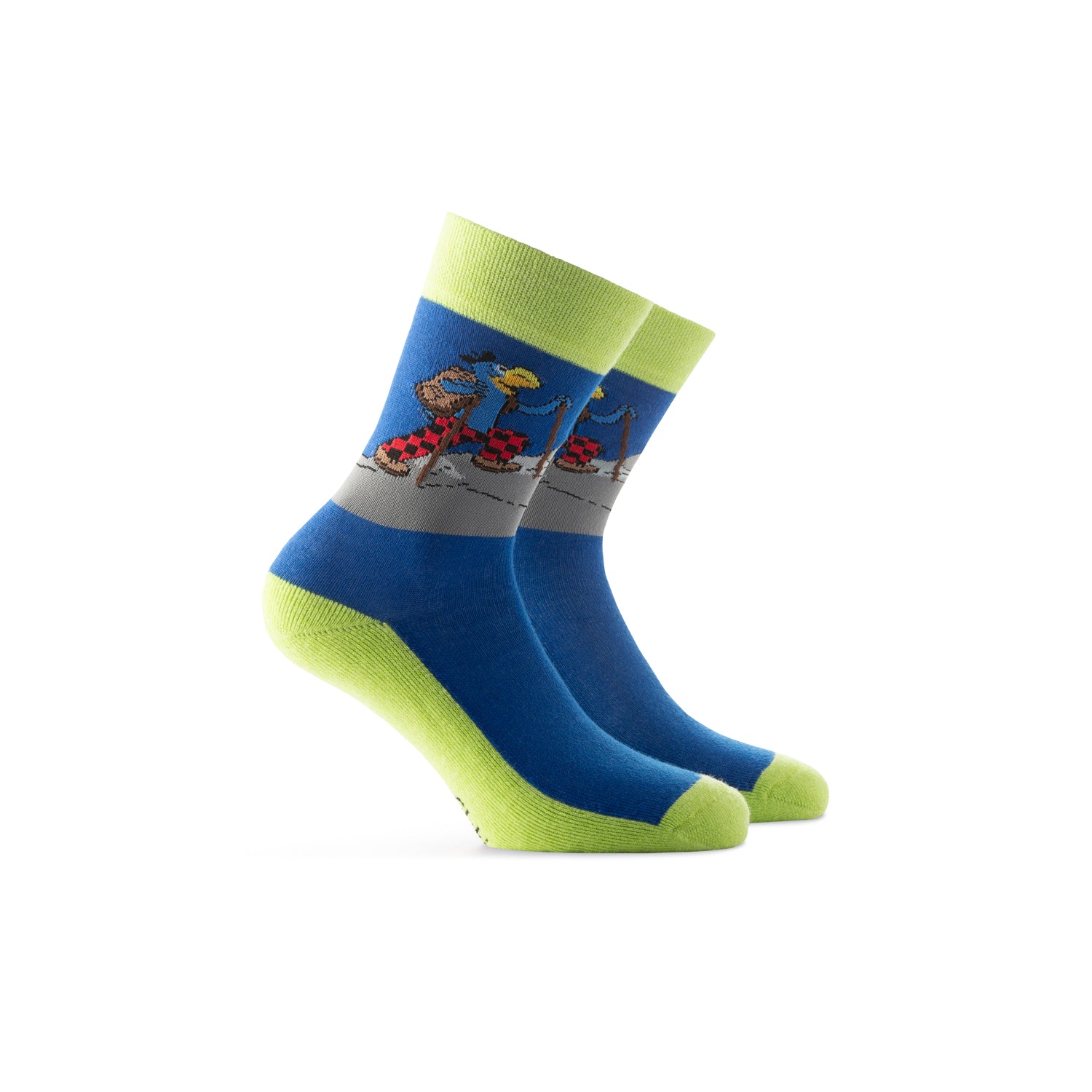 rohner-globi-trekking-2-0-kindersocken-limette-27-30 image 1