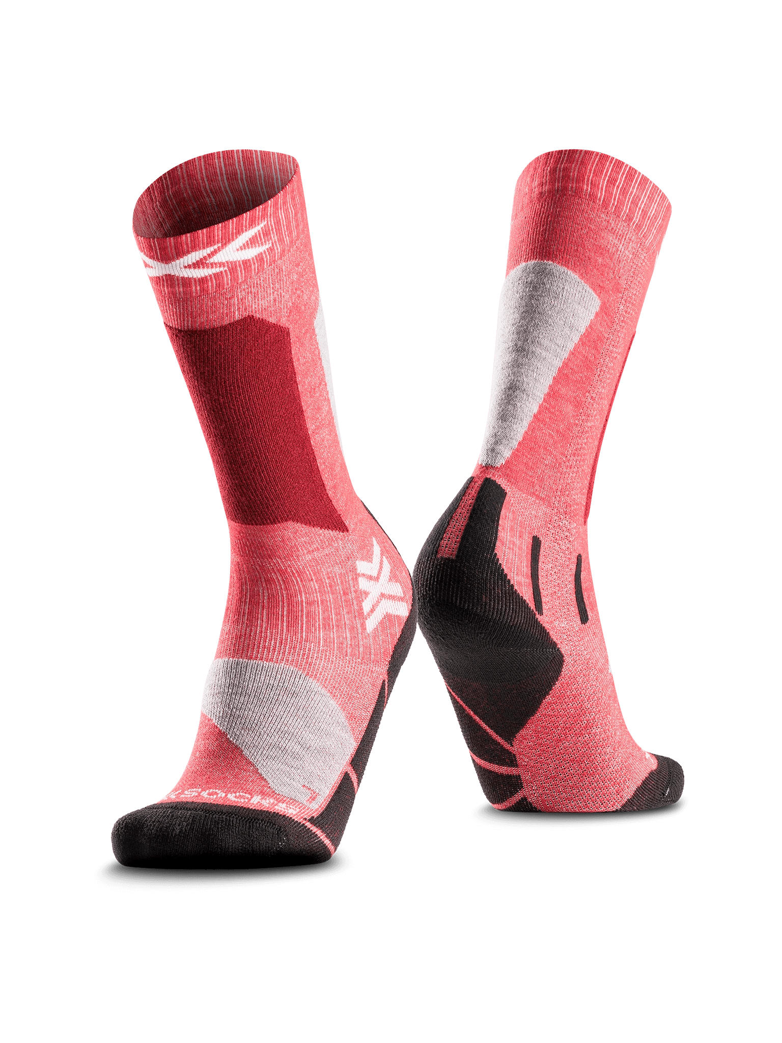 x-bionic-ski-discover-otc-jr-skisocken-x-black-light-grey-merino image 8