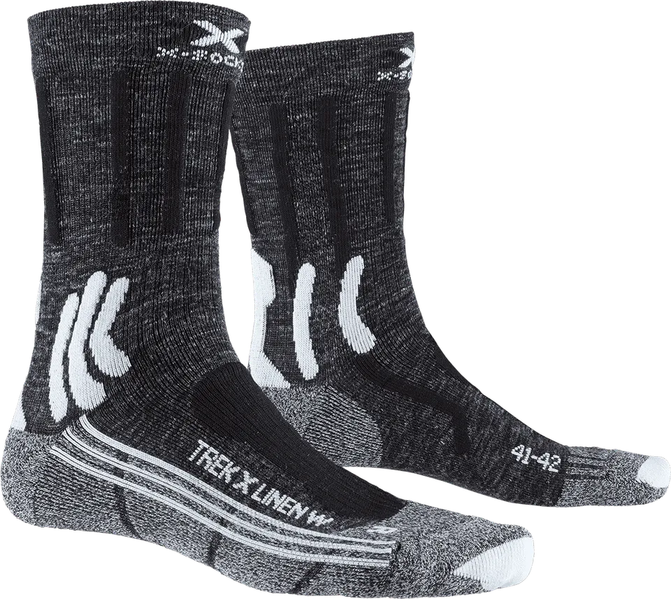 x-socks-trek-x-linen-damen-wandersocken-grau image 1